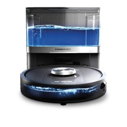 Aspirator robot cu mop Shark Shark PowerDetect NeverTouch 2in1 RV2800YEEU, statie NeverTouch reincarcare, alimentare cu apa si golire automata, 2l, 14.8V, autonomie max 110 min, negru