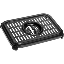Placa perforata detasabila Ninja, pentru rumenire cu doua zone, pentru interiorul sertarelor friteuzelor cu aer cald din gama Ninja Dual Zone, Compatibil cu AF300