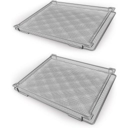 Set 4 x rafturi pentru cuptor Ninja Foodi DT200, Compatibil cu DT200EU/ DT200UK, otel inoxidabil