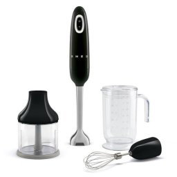 Mixer vertical SMEG Stil anii 50 HBF03BLEU, 700 W, 1.4 l, Negru