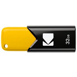 Memorie USB Kodak Performance B113S Click Easy 32GB, USB 3.2 Gen 1, USB-A, Negru-Galben