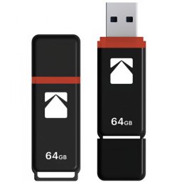 Memorie USB Kodak Classic K102 64GB, USB 2.0, USB-A, Negru