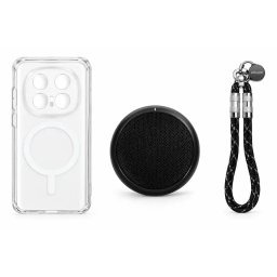 Set Husa de protectie magnetica Honor Magic 8 Pro Gift, Mini-Boxa Portabila Bluetooth, Snur de Sustinere cu Prinderi Metalice