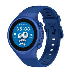 Ceas inteligent pentru copii Lagenio K5, 4G, Albastru, si curea de schimb Neagra