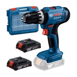 Bosch - GSB 18V-25 - Masina de gaurit si insurubat cu percutie cu 2 acumulatori si incarcator, Li-Ion, 18 V, 2 Ah, 60 Nm, led iluminare, valiza plastic