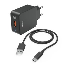 Hama 00201625 încărcătoare pentru dispozitive mobile Telefon mobil, Smartphone, Tabletă Negru AC Încărcare rapidă De interior