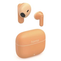 Hama Freedom Light II Căști True Wireless Stereo (TWS) În ureche Apeluri/Muzică Bluetooth Portocală Mobile