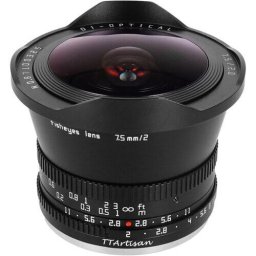 Obiectiv Manual TTArtisan 7.5mm F2 APS-C Fisheye Sony E