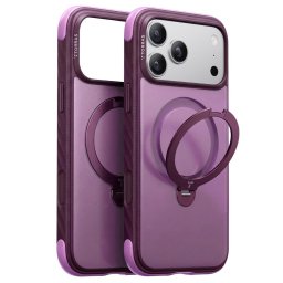 Husa Husa pentru iPhone 18 Pro / iPhone 17 Pro - Torras Ostand Q3 Rugged - Plum Purple