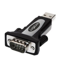 Adaptor Logilink AU0034 USB 2.0 A Male - RS232 Male negru