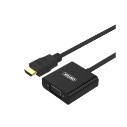 Adaptor UNITEK Y-6333 HDMI Male - VGA Female + audio negru