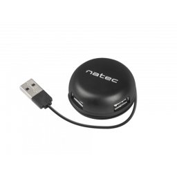 Hub USB Natec Bumblebee 4x USB 2.0 Black