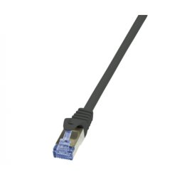 Patchcord Logilink CQ4043S S/FTP Cat6a 1.5m Black