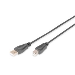 Cablu ASSMANN ELECTRONIC type A - B M/M 1.0m USB 2.0 conform bl AK-300105-010-S