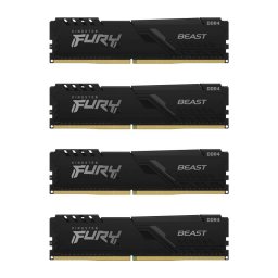Memorie Kingston FURY Beast 128GB (4x32GB) DDR4 3200MHz CL16 Quad Channel Kit