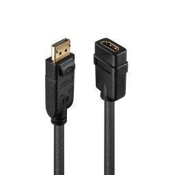 Adaptor Lindy HDMI - DisplayPort 0.15m Black