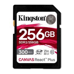 Card Kingston Canvas React Plus R300/W260 SDXC 256GB UHS-II U3 Class 10