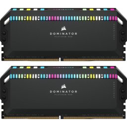 Memorie Corsair Dominator Platinum RGB 32GB (2x16GB) DDR5 6000MHz Black Dual Channel Kit