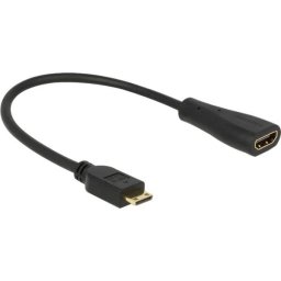 Adaptor Delock HDMI - Mini HDMI 23cm Negru