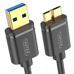 Adaptor UNITEK micro USB 1.0m Negru