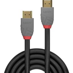 Cablu Lindy Mare Viteza HDMI Anthra Line 3m Gri