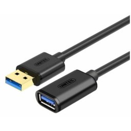 Adaptor UNITEK USB-A USB-A 0.5m Negru