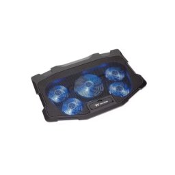 Cooler Thermaltake Laptop Massive 12 Max Iluminare LED Albastru 17" Negru