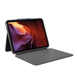 Tastatura Logitech Rugged Folio Smart Connector iPad 10 US Gri