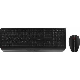 Mouse Cherry Gentix Desktop US black U - US English with EURO symbol
