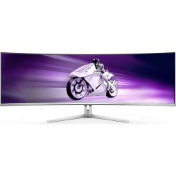 Monitor OLED Gaming Curbat Philips Evnia 8000 49M2C8900L 48.9 inch DQHD 0.03ms 144Hz White
