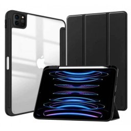 Husa Crong PrimeFolio iPad Pro 2022-2021 iPad Air 11 M2 (2024) iPad Air 5th-4th gen. Negru