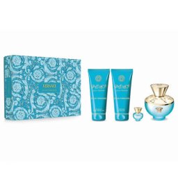 Pachet Apa de Toaleta + Gel de Dus + Lotiune de Corp Versace Dylan Turquoise