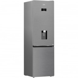 Combina Frigorifica Beko B3RCNA404HDXB1 355l No Frost Clasa E HarvestFresh Slim Tank Water Dispenser AeroFlow Argintiu