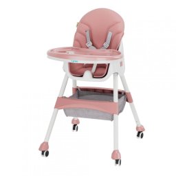 Scaun de Masa Copii U-GROW UG-502-PK 2in1 Pliabil 6 - 36 Luni Roz