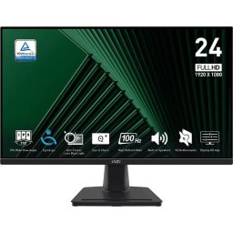 Monitor LED MSI PRO MP245G 23.8 inch FHD IPS 4ms 100Hz Black