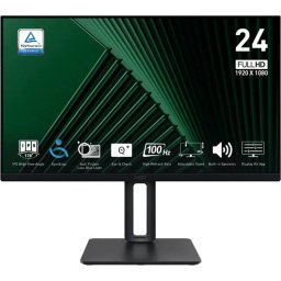 Monitor LED MSI PRO MP245PG 23.8 inch FHD IPS 4ms 100Hz Black