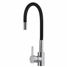 Baterie Bucatarie Pyramis 090919638 Pivotant 41cm Crom Negru
