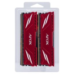 Memorie Afox 32GB Gaming Red Dual Channel 3200MHz DDR4 DIMM CL16 Rosu
