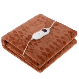 Patura Electrica CAMRY CR 7435 Super Soft Fleece Timer 150x80CM 60W Maro