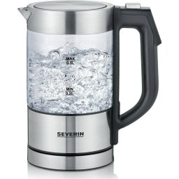 Fierbator Electric Severin WK 3458 Recipient Sticla 0.5L 1100W Argintiu