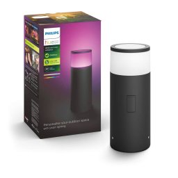 Lampa de Gradina Philips Hue Calla LED 8W cu Tarus de Fixare IP65 Negru