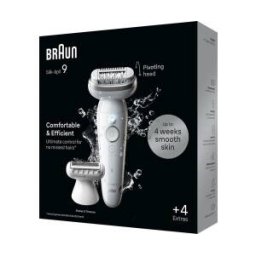 Braun Silk-Ã©pil 9 SES9-041 SensoSmart, epilator white/silver