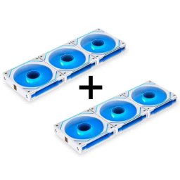 Ventilator Lian Li Build Kit UNI FAN SL-INF 120 ARGB Reverse Blade PWM 6Pack 120mm Alb