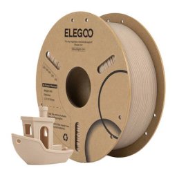 Filament 3D Elegoo PLA Wood 1.21g/cmp Stejar Deschis