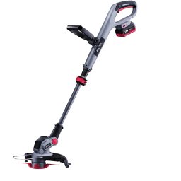 Trimmer de Tuns Iarba / Gazon MOVA GT212 Latime Taiere 30.5CM Acumulator 20V / 2Ah si Incarcator Gri/Negru/Rosu