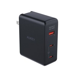 ÃncÄrcÄtor reÈea Aukey PA-B7O WH Omnia II Mix 140W GaN PD 3.1 2xUSB-C 1xUSB-A Alb