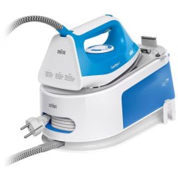 Statie De Calcat Braun CareStyle 1 IS102BL 2200W 5.5Bari 110G/Min Jet de Abur 340G/Min 1.5L Talpa Super Ceramic Alb/Albastru