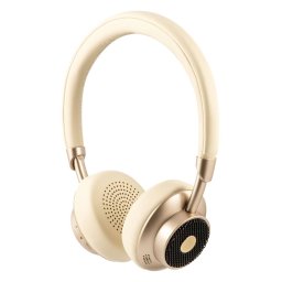 Casti Wireless ElectroMures EM H3 cu ANC Autonomie 30h Difuzor 40mm Crem