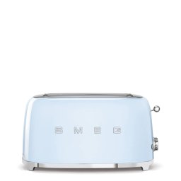 Prajitor de Paine Smeg 50's Style TSF02PBEU cu 2 Fante Extra Late pentru 4 Felii 6 Trepte de Rumenire 1500W Albastru Pastel