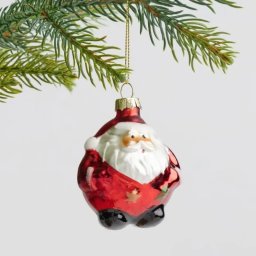 Glob de Craciun home&you 10541200101 Belli din Sticla 7.5cm Rosu